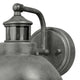 Harwich Motion Sensor Dusk to Dawn Outdoor Wall Light Textured Gray