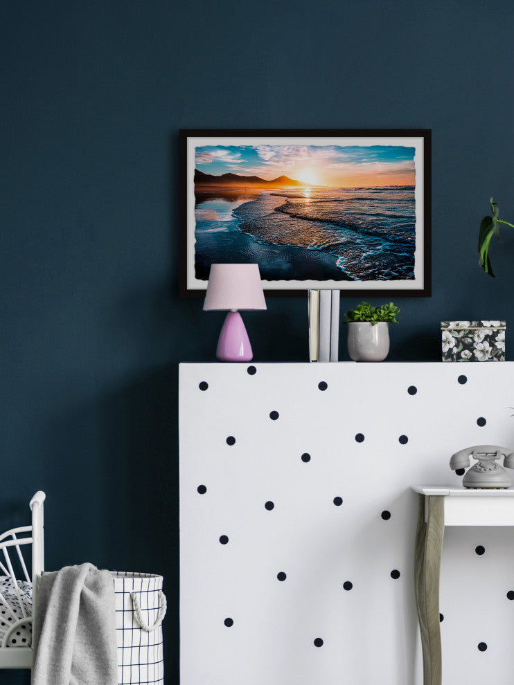 "Sunsets and Silhouettes" Framed Painting Print, 36x24