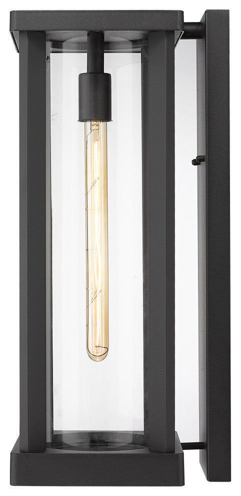 Z-Lite Glenwood 1 Light Outdoor Wall Light, Black