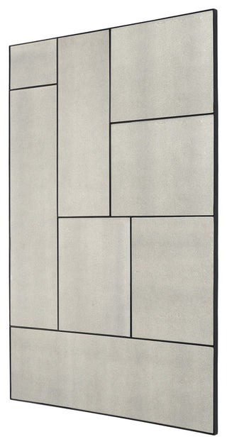 Uttermost 09898 Puzzle Piece 40" W x 60" H Rectangular Framed - Black