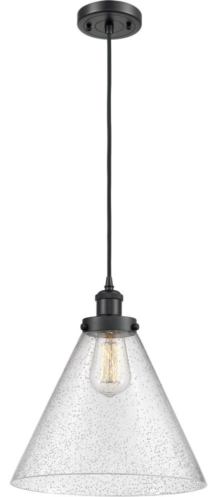Innovations Lighting 916-1P-BK-G44-L-LED X-Large Cone 1 Light Mini Pendant