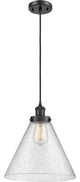 Innovations Lighting 916-1P-BK-G44-L-LED X-Large Cone 1 Light Mini Pendant
