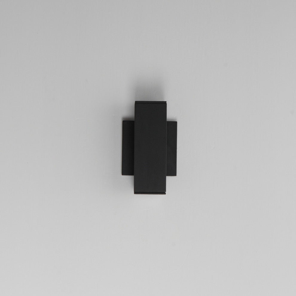 Maxim 86421 Culvert 2 Light 8" Tall LED Outdoor Wall Sconce - Black