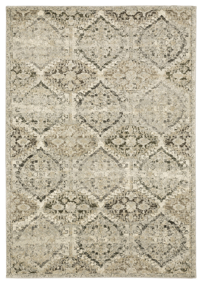 Oriental Weavers Florence Indoor Rug Ivory/ Grey 5'3" X 7'6"