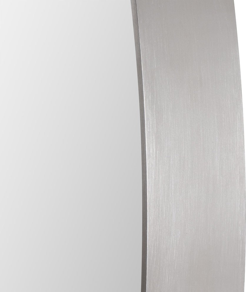 Uttermost Pursley Brushed Nickel Oval Mirror