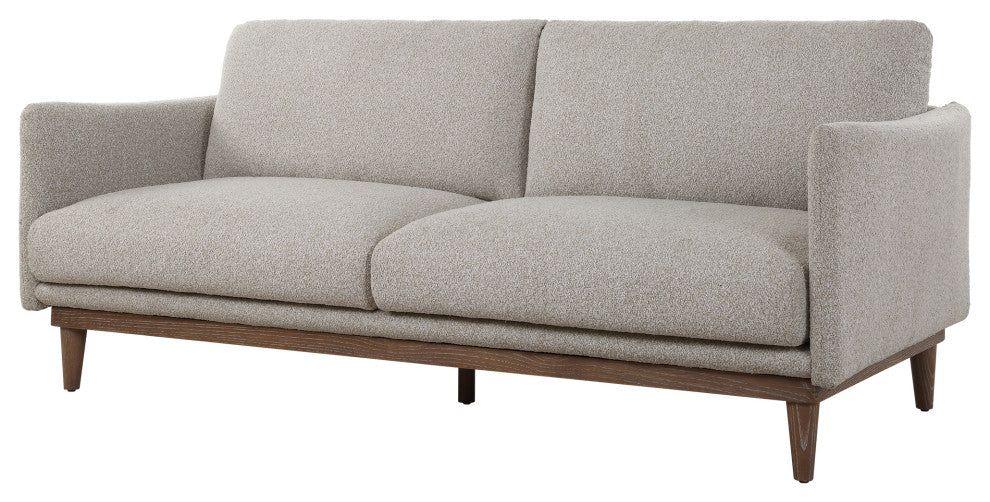 Uttermost Freefall Gray Ceruse Sofa