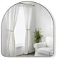 Umbra Hubba Arched Mirror 34 x 36" Metallic Titanium