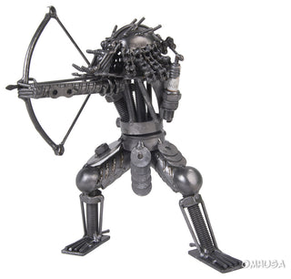 Metal Predator With Bow and Arrow