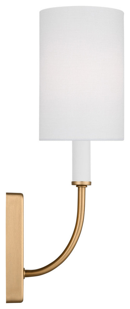 Greenwich 1-Light Bathroom Vanity Light in Satin Brass