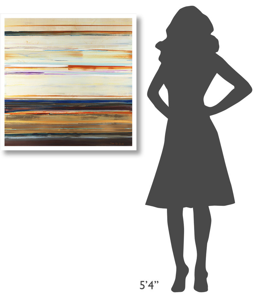 "Water's Edge" Digital Paper Print by Joan Elan Davis, 32"x32"