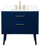 Elegant Decor Boise Bathroom Vanity Blue