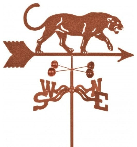 Panther Weathervane With Roof Mount