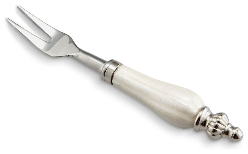 Peony Cocktail Fork, Snow