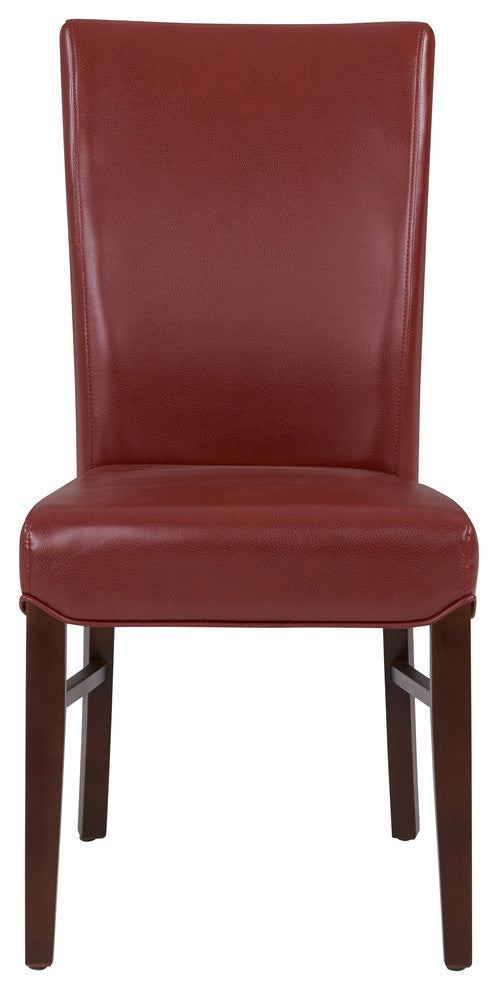 Milton Fabric Dining Side Chair, Pomegranate