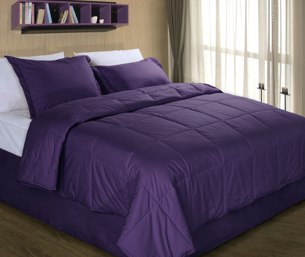 Cottonpure Sustainable Cotton Medium Warmth Breathable Hypoallergenic Comforter