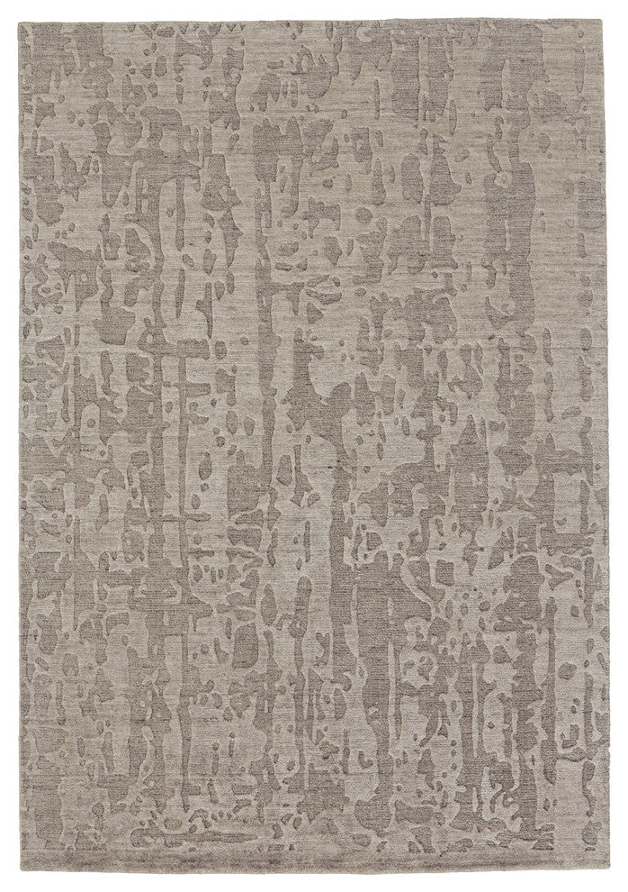 Weave & Wander Ananya Rug, Taupe, 5'6"x8'6"