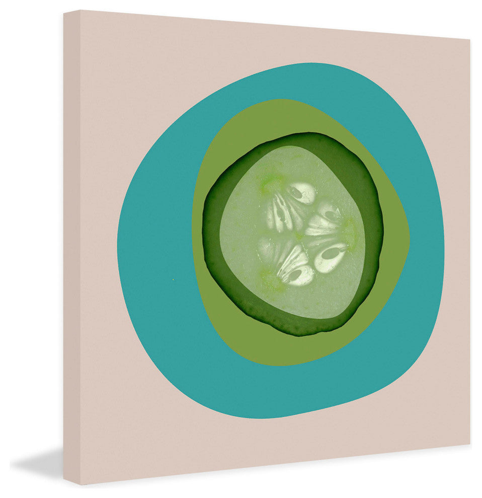 "September Cucumber" Painting Print on Canvas by Irena Orlov