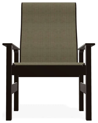 Leeward Sling Outdoor Armchair, Elevation Stone/Kona