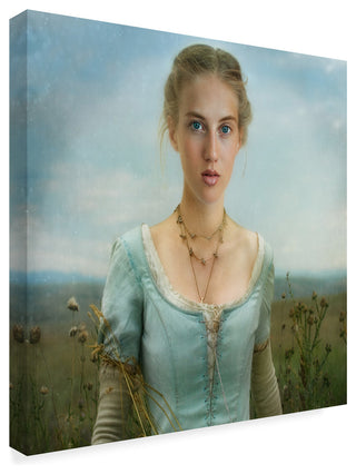 Svetlana Melik Nubarova 'Meadow Portrait' Canvas Art, 24"x24"