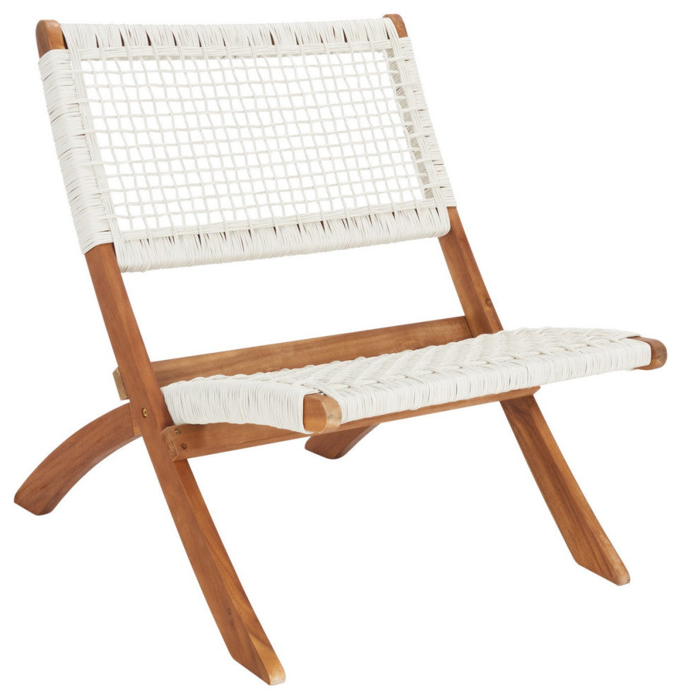 Safavieh Outdoor Blaze 5 Piece Coffee Set Natural / White Rope