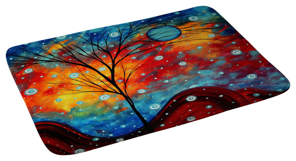 madart Inc. Summer Snow Memory Foam Bath Mat, 17"x24"