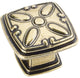 Jeffrey Alexander 1093AEM Milan Cabinet Knob, Distressed Antique Brass