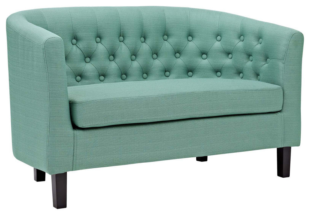 Prospect Upholstered Fabric Loveseat, Laguna