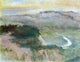 Edgar Degas Landscape With Hills Premium Canvas Print