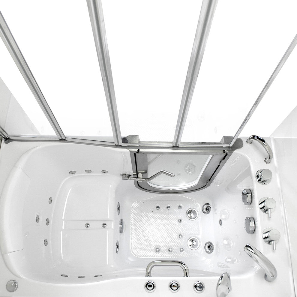 Ella Elite Dual Massage Walk-in Tub with 4 fold door