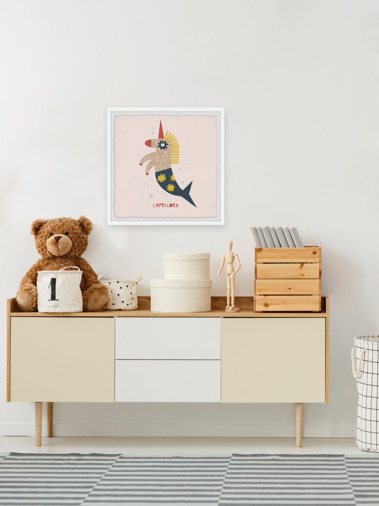 "I'm a Capricorn" Framed Painting Print, 24x24