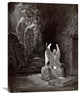 "The Angel Seated Upon the Stone" Canvas Giclee by Gustave Dore, 23"x30"