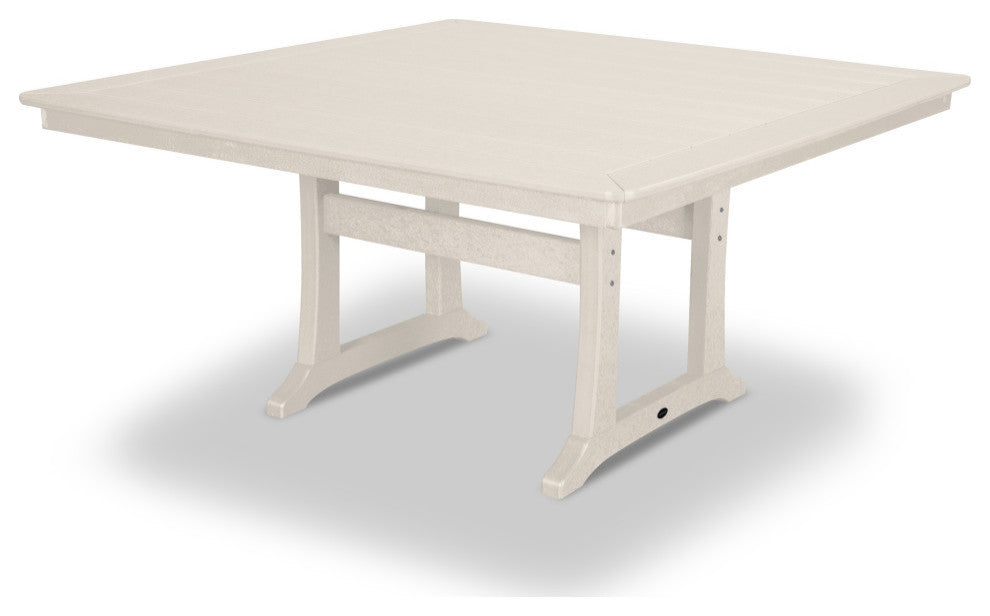 POLYWOOD Nautical Trestle 59" Dining Table