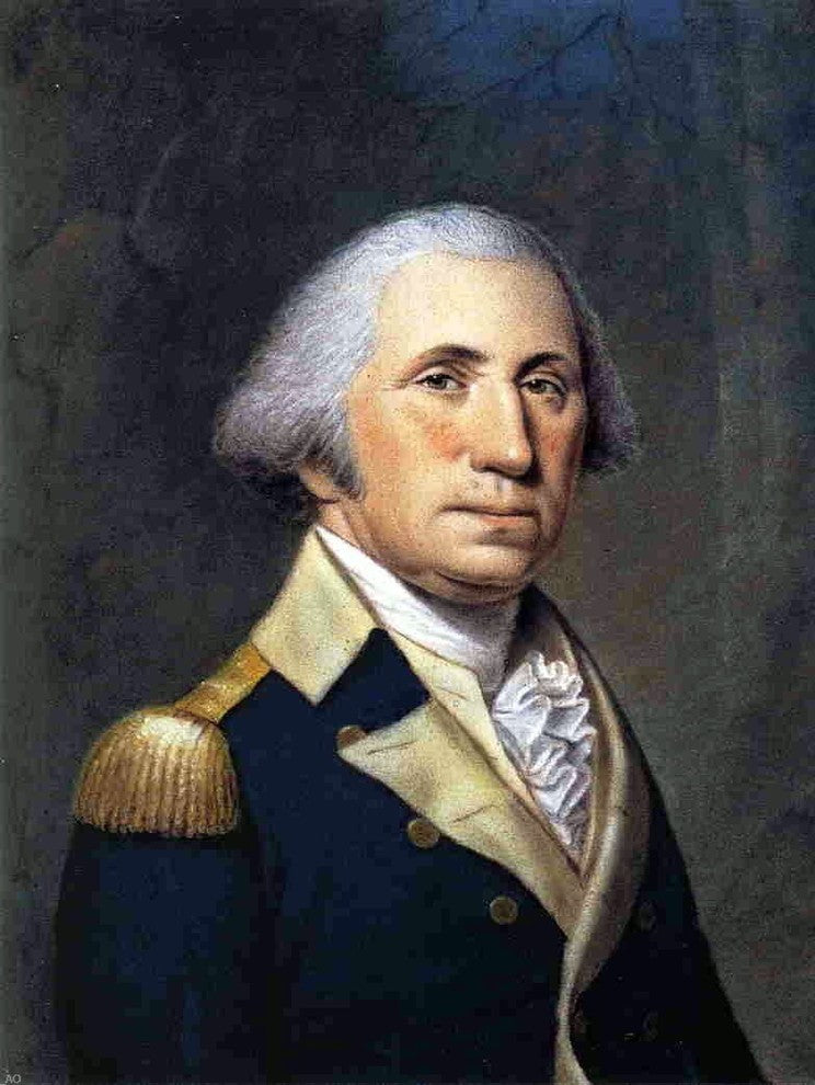 Ellen Wallace Sharples Portrait of George Washington Gallery Wrapped Canvas