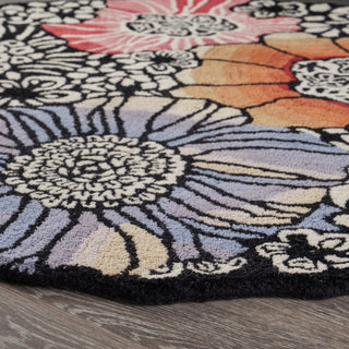 Spring Blossoms Area Rug, 4' Round