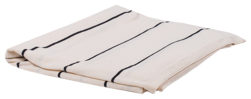 Tiffany Throw, Natural, Black