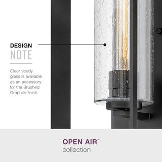 Hinkley Rhodes Large Wall Mount Lantern, Brushed Graphite