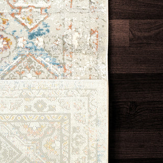 Valley Modern Area Rug, Gray/Red, 7'10"X10'10"