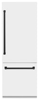 ZLINE Refrigerator With Internal Water, White Matte RBIV-WM-30-MB
