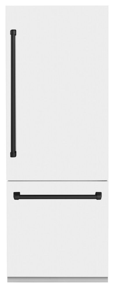 ZLINE Refrigerator With Internal Water, White Matte RBIV-WM-30-MB