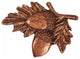 Acorns On Branch Cabinet Knob, Antique Copper