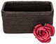Artifacts Rattan Petite Basket, Tudor Black