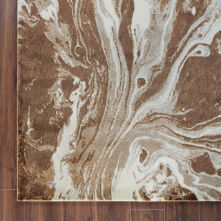 Finch Brown/Beige Rug, Brown, 7'10"x10'