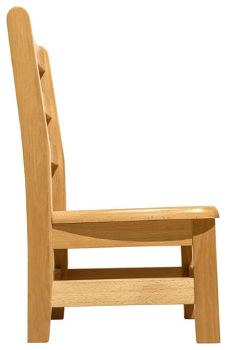 RRI Goods Ladderback Kids Wooden Chair Set of 2, 10"