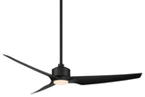 Stella Indoor/Outdoor 3-Blade Smart Ceiling Fan 60" Matte Black, Light Kit