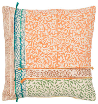 Surya Sanga Pillow Cover 18"H X 18"W Light Beige