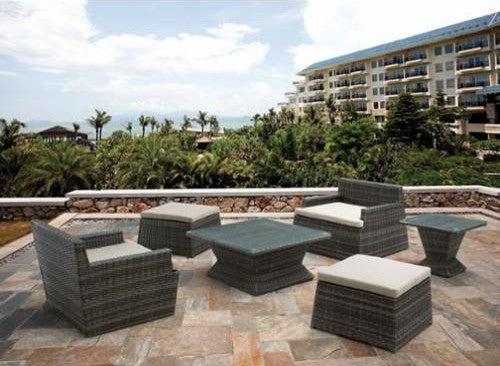Zuo Modern Gasparilla Outdoor Tower Living Set