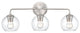 3 Light 25.5" Brushed Nickel Bathroom Vanity Light