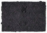 Modesto Bath Rug Bath Rug Set, Machine Wash, 21"x34" Rectangle, Gray