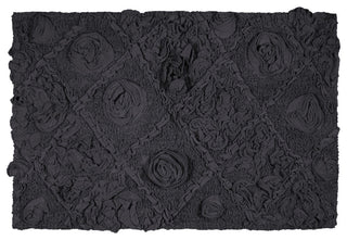 Modesto Bath Rug Bath Rug Set, Machine Wash, 21"x34" Rectangle, Gray