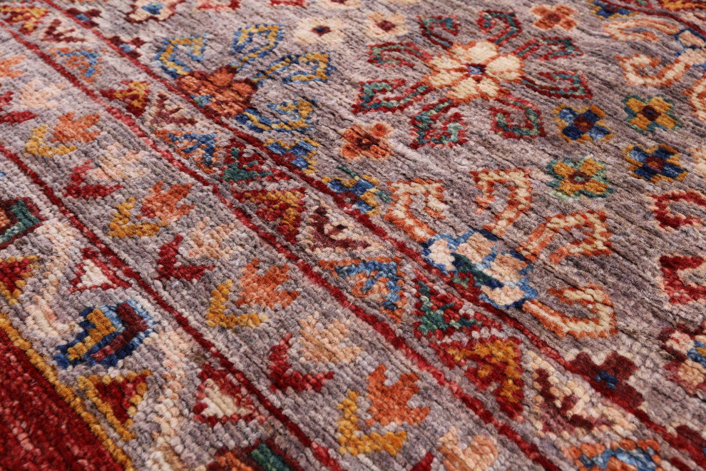 Khorjin Super Kazak Handmade Wool Rug 5' 0" X 6' 10" Q11284